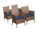 4 Laguna Dining Chairs with Arms