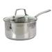 Martha Stewart 3.5 Quart Stainless Steel Saucepan with Glass Lid