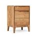 Amwiler Modern Handcrafted Acacia Wood Side Table by Christopher Knight Home