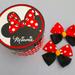 Disney Other | Minnie Box & 2 Hair Clips | Color: Black/Brown | Size: Osbb