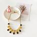 Kate Spade Jewelry | Kate Spade Beige Block Necklace | Color: Black/Cream | Size: Os