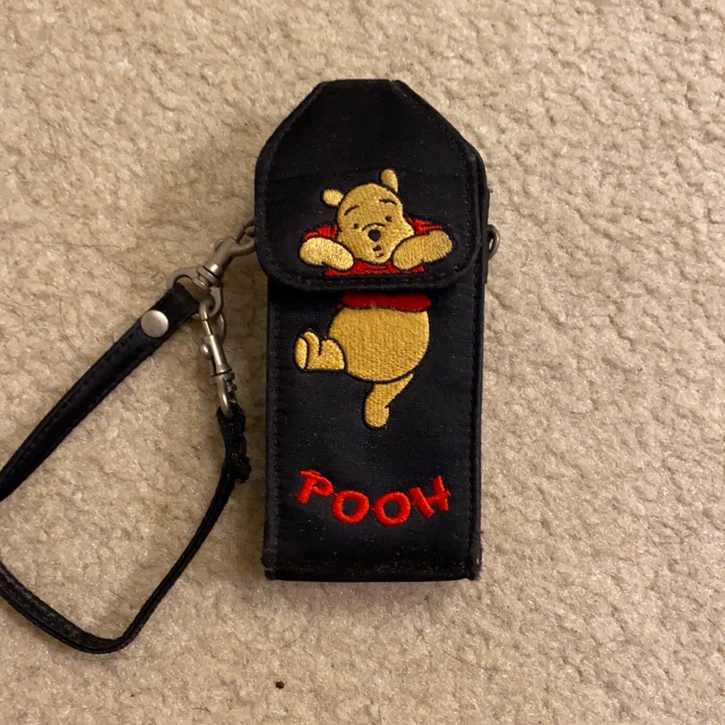 Disney Cell Phones & Accessories | Disney Store Winnie The Pooh Cell Phone Case | Color: Black | Size: Os