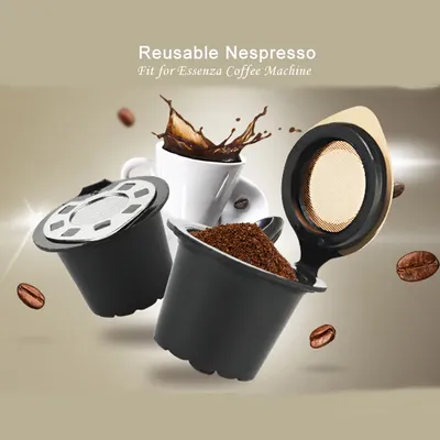 ICafilas-Capsules de café réutilisables pour tous les jours avec filtre en plastique dosette