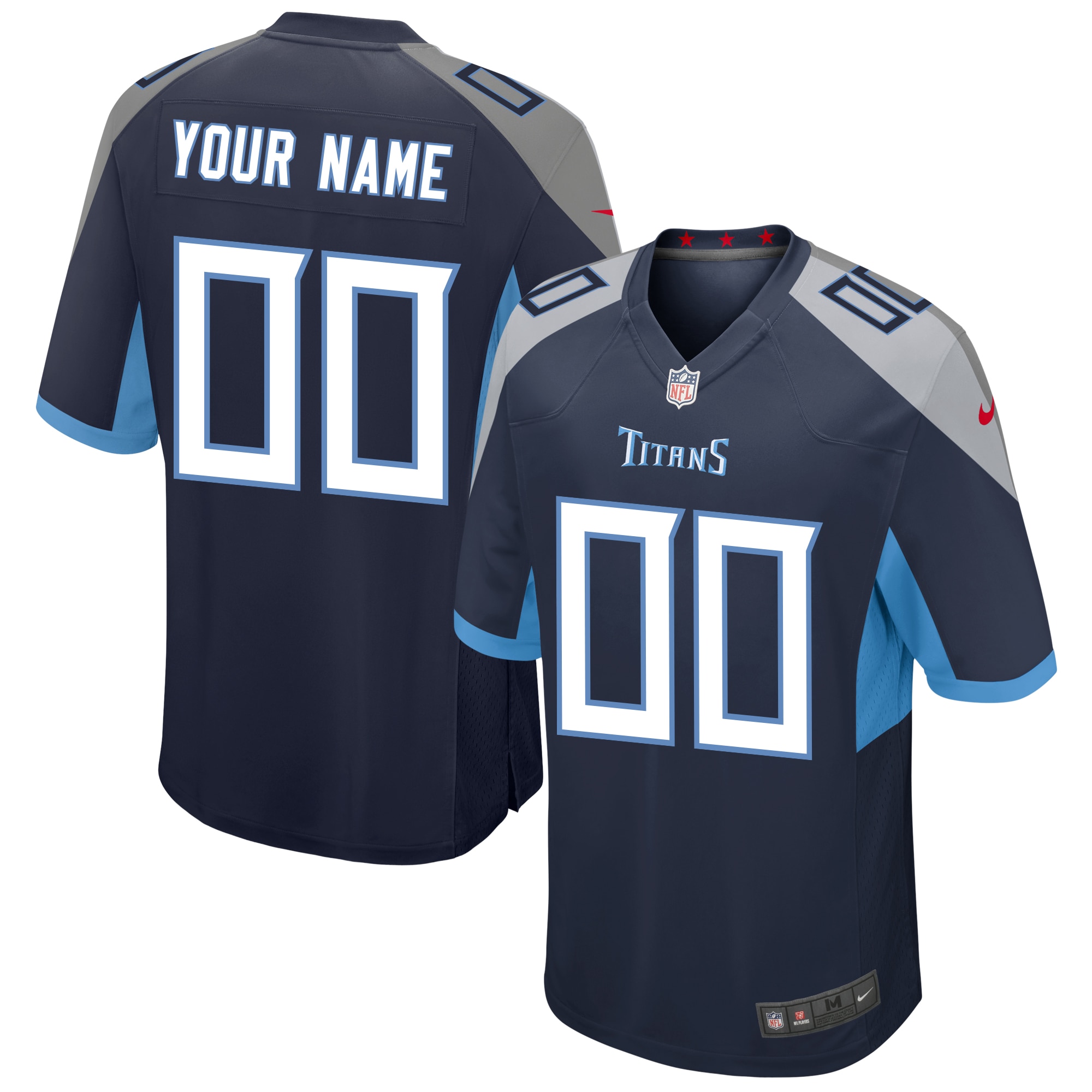 Tennessee Titans Nike Game Heimtrikot - Personalisiert - Jugendliche Image