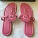 Coach Shoes | Coach Julia Leather Sandals G5058 Petunia Pink | Color: Pink/Silver | Size: 6.5