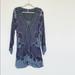 Free People Dresses | Free People High Low Dress Blue Long Sleeve | Color: Blue | Size: M