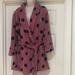 Pink Victoria's Secret Intimates & Sleepwear | Euc Pink Victoria’s Secret Plush Robe Size M/L | Color: Black/Pink | Size: M/L