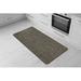 Black/Brown 0.47 x 20 W in Kitchen Mat - Lark Manor™ Altherr Texture Anti-Fatigue Brown/Black Mat Synthetics | 0.47 H x 20 W in | Wayfair