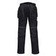 Portwest PW3 Stretch Holster Work Trouser, Size: 33, Colour: Black, PW305BKR33
