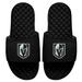 Men's ISlide Black Vegas Golden Knights Ice Clipping Mask Slide Sandals