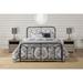 The Gray Barn Charley Metal Bed, Black Sparkle