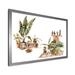 East Urban Home Indoor House Plants Urban Jungle III - Painting on Canvas Metal in Brown/Green/White | 16 H x 32 W x 1 D in | Wayfair