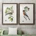 Red Barrel Studio® Antique Bird, Botanical & Egg III - 2 Piece Picture Frame Painting Print Set on Paper in Black/Blue/Green | Wayfair