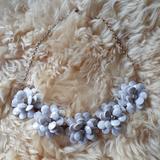 J. Crew Jewelry | J. Crew Vintage White Flower Necklace - Vintage | Color: Gold/White | Size: Os