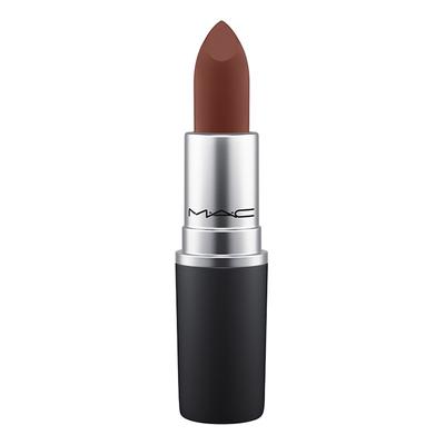 MAC Powder Kiss Matt Lippenstift Turn to Left 3 g Braun Image