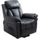 MH - Fauteuil de Relaxation Releveur Boston avec Repose-Pieds Noir