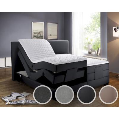 Winkle »Aragon« Boxspringbett Box-Starr / 160x200 cm / H2/H3 / Kunstleder Schlamm 8944 Image