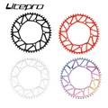 Litepro-Plateau à dents de vélo pliant 46/48/50/52/56/58T plateau de vélo BMX pédalier coloré