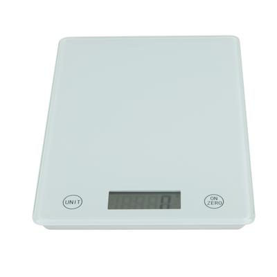 Kitchen Details Tempered Glass Digital Food Scale - 7.5"x 5.5"x 0.8"