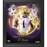 Ja'Marr Chase LSU Tigers Facsimile Signature Framed 15" x 17" Stars of the Game Collage