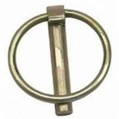 Double HH 81922 Category-1 Lynch Pin, 1/4" x 1-7/16", Yellow Zinc Plated