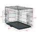 24" to 48" Pet Kennel Cat Dog Folding Steel Crate Animal Playpen Wire Metal