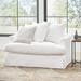 Ava Slipcovered Chair & A Half - Livesmart Performance Presley Cream - Grandin Road