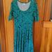 Lularoe Dresses | Lularoe Nicole Dress, Size Medium | Color: Blue/Green | Size: M