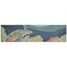 "Liora Manne Ravella Akumal Indoor/Outdoor Rug Ocean 24""x8' - Trans Ocean RVLR8225704"