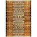 "Liora Manne Marina Tribal Stripe Indoor/Outdoor Rug Gold 7'10""x9'10"" - Trans Ocean MNA80805709"