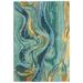 "Liora Manne Corsica Panorama Indoor Rug Blue/Green 8'3""x11'6"" - Trans Ocean CRA81914903"