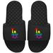 Men's ISlide Black Los Angeles Dodgers Rainbow Slide Sandals