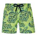Vilebrequin - Boys - Swimwear Ultra-Light and Packable Jungle Turtles - Grass Green - 4 Years