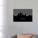 East Urban Home Des Moines Iowa Skyline by Michael Tompsett - Wrapped Canvas Graphic Art Print Canvas | 18 H x 26 W in | Wayfair