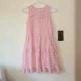 Disney Dresses | Host Pick!! D-Signed By Disney Girl Crochet Tierd Ruffle Dress | Color: Pink | Size: 14g