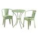 Breakwater Bay Sonay Round 2 - Person Outdoor Dining Set Metal in Green | Wayfair 0FF232DF206A4817827DB19FF7C128E7