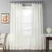 Alcott Hill® Apollo Extra Wide Voile Sheer Curtains for Bedroom Double Layered Curtains for Large Window Single Panel, in White | 108 H in | Wayfair