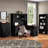 Huckins 4 Piece L-Shape Computer Desk Office Set w/ Hutch Wood in Black Laurel Foundry Modern Farmhouse® | Wayfair B482E99E0D904D5CAB807A67096FBA3A