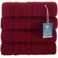 Wrought Studio™ Lytham 4 Piece Turkish Cotton Bath Towel Set Turkish Cotton in Red/Brown | 27 W in | Wayfair B5A01DBE7CA9446BA1F7A59CEBB925D6