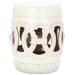 Longshore Tides Bartlesville Ceramic Garden Stool Ceramic in Gray/White/Brown | 17 H x 13 W x 13 D in | Wayfair 44E49159A98448A6A859CFA74A2BC7DB