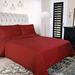 Eider & Ivory™ Mitchell Duvet Cover Set Cotton Sateen in Red | King/California King Duvet Cover + 2 Shams | Wayfair