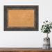 Bark Wall Mounted Corkboard Cork/Plastic in Black/Brown Laurel Foundry Modern Farmhouse® | 17 H x 23 W x 0.75 D in | Wayfair