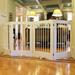 Tucker Murphy Pet™ Dewitt Free Standing Pet Gate Wood (a more stylish option) in Brown | 36 H x 84 W x 4 D in | Wayfair