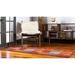 Brown 24 x 0.33 in Indoor Area Rug - Wade Logan® Alair Abstract Dark Area Rug Polypropylene | 24 W x 0.33 D in | Wayfair