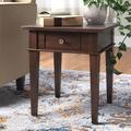 Charlton Home® Forsett End Table Wood in Brown | 20 H x 18 W x 18 D in | Wayfair 3AXCCRL-03