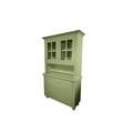 Rosalind Wheeler Latimore Dining Hutch Wood/Glass in Green | 83 H x 52 W x 17 D in | Wayfair BB3888BAAA184F129FC9C717F3EE4557