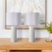 Latitude Run® 25.25" Table Lamp Set Ceramic in White | 25.25 H x 13 W x 13 D in | Wayfair 1B2A0DAB4D754DED8C07AB1BC1B86390