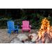 Wildridge Heritage Child’s Outdoor Adirondack Chair Plastic/Resin in White | 24 H x 19.5 W x 24 D in | Wayfair LCC-113-bright white