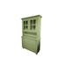 Rosalind Wheeler Latimore Dining Hutch Wood/Glass in Yellow | 83 H x 52 W x 17 D in | Wayfair 92969F2551094986BB8D6A0E50F49F03