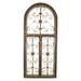 Fleur De Lis Living Architectural Window Wall Decor Metal in Green/Blue | 44 H x 20 W x 2 D in | Wayfair 51A413B0C3BF444DB6A2370F0C531DB9